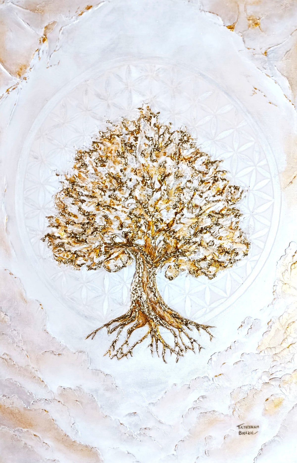 Flor da Vida I - 40cm x 60cm - TBFA-FV-2026-008