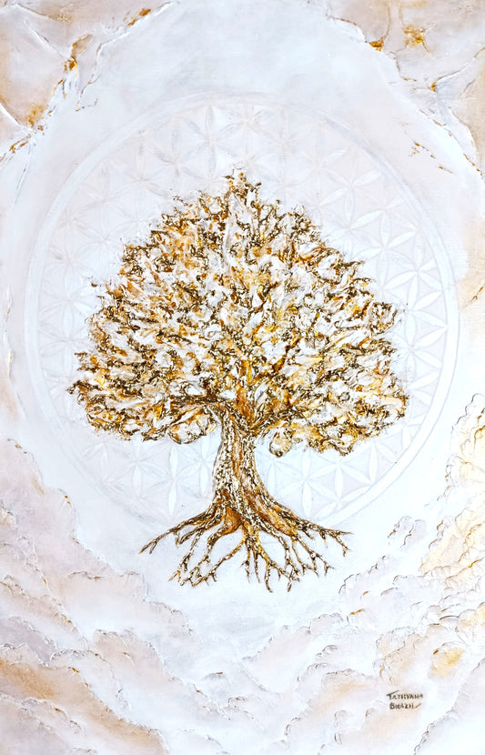 Flor da Vida I - 40cm x 60cm - TBFA-FV-2026-008